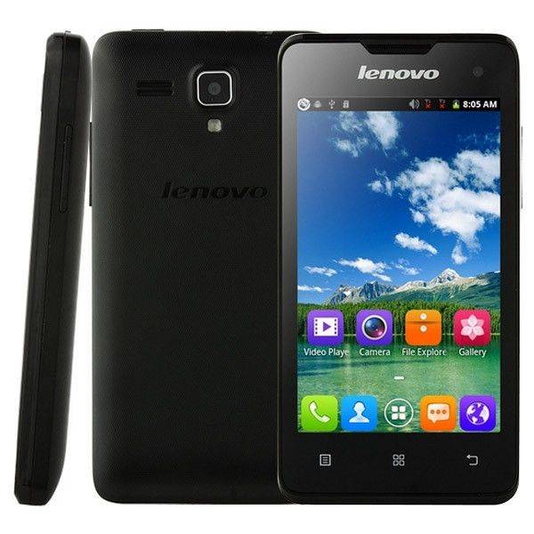 Lenovo A396 3G Network Smart Phone, 4.0 inch SC7730 Quad Core 1.2GHz(Black)