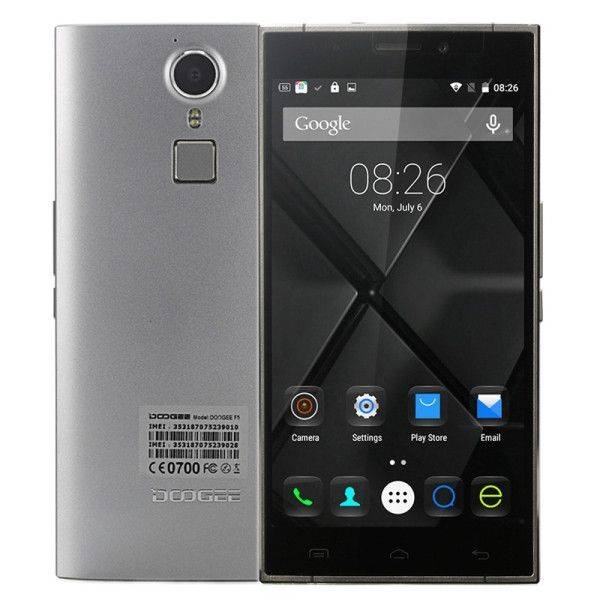 DOOGEE F5 16GB, Network: 4G, Fingerprint ID, Smart motion, 5.5 inch Android 5.1 MT6753 Octa-core ...