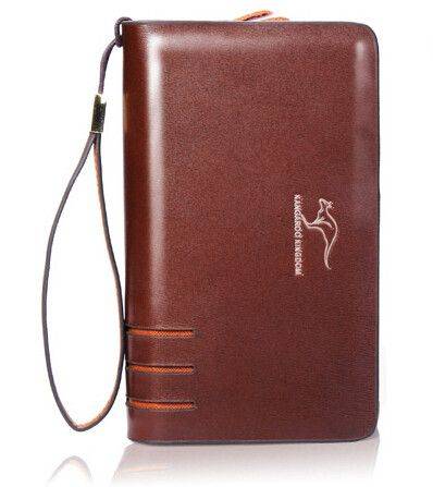 Kangaroo Kingdom Genuine Leather Men's Clutch Wallet