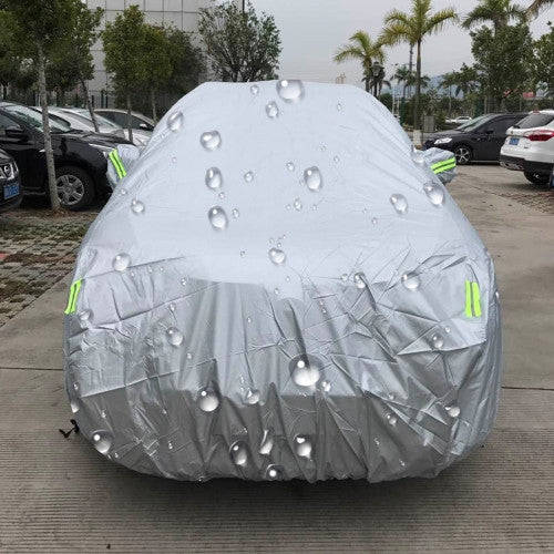 Outdoor Universal Anti-Dust Waterproof Sunproof SUV Car Cover with Warning Strips Fits Cars up to...
