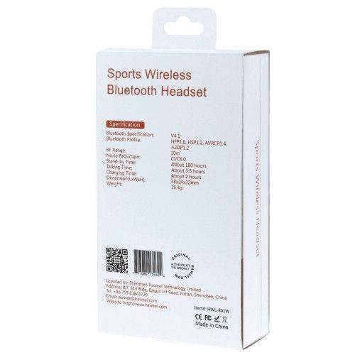 Haweel Sport Anti Sweat High Definition Bluetooth 4.1 Headset with Mic for iPhone / Samsung / HTC...