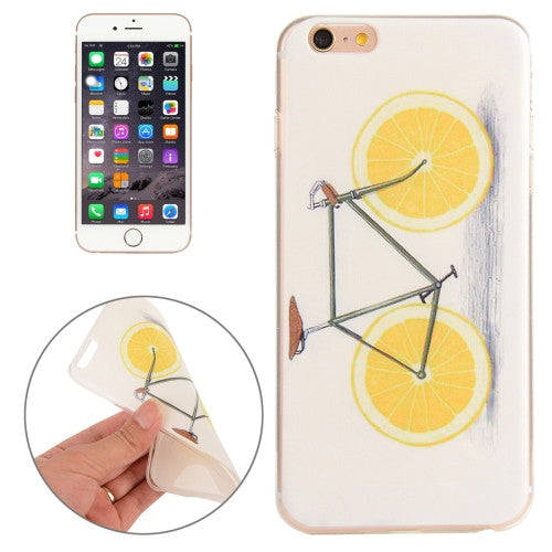 iPhone 6 Plus Case, iPhone 6s Plus Case, Lemon Pattern TPU Protective Case