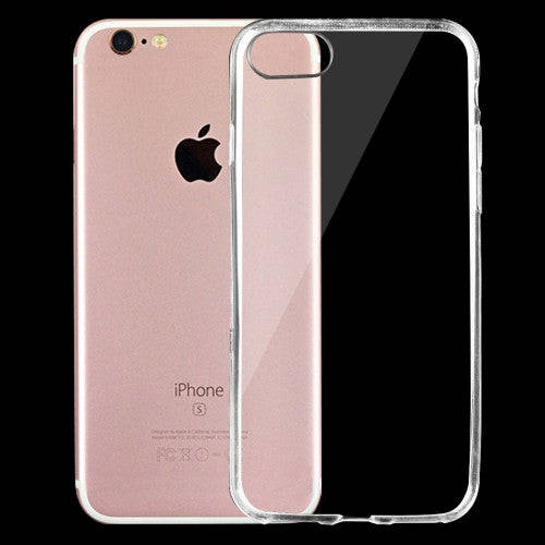 For iPhone 7 0.75mm Ultra-thin Transparent TPU Protective Case(Transparent)