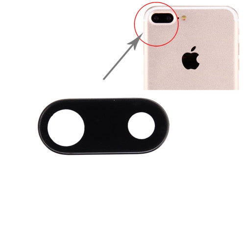 iPartsBuy for iPhone 7 Plus Back Camera Lens(Black)
