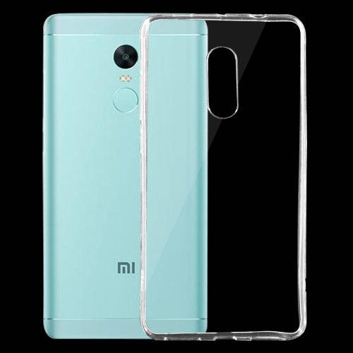 Xiaomi Redmi Note 4X Case, 0.75mm Ultra-thin Transparent TPU Protective Case(Transparent)