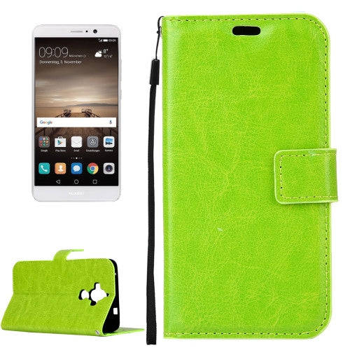Huawei Mate 9 Crazy Horse Texture Horizontal Flip PU Leather Case with Holder & Card Slots & Wall...
