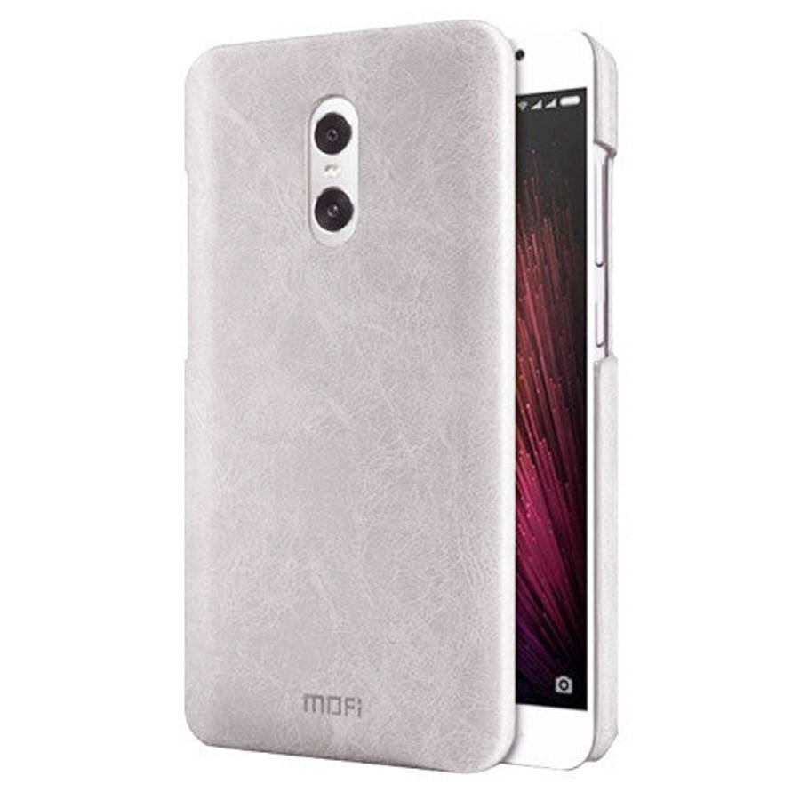 MOFI Xiaomi Redmi Pro Crazy Horse Texture Leather Surface PC Protective Case Back Cover(White)