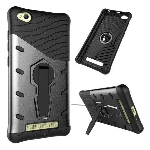 Xiaomi Redmi 4A Case, Shock-Resistant 360 Degree Spin Sniper Hybrid Case TPU + PC Combination Cas...