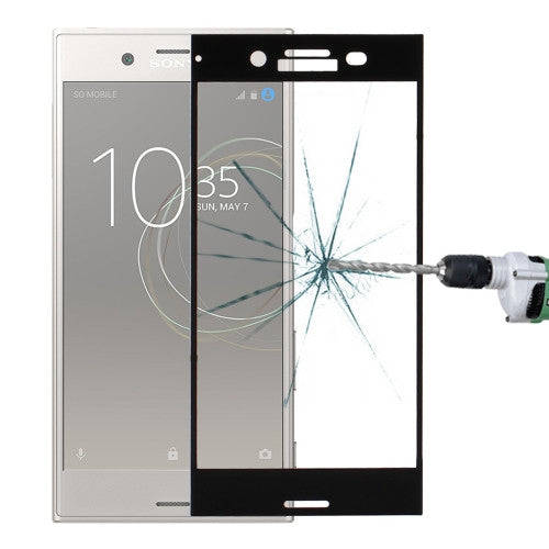 For Sony Xperia XZ Premium 0.33mm 9H Surface Hardness 3D Silk-screen Full Screen Tempered Glass S...