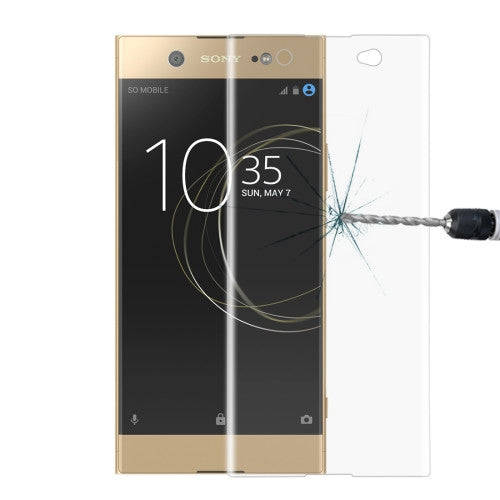 For Sony Xperia XA1 Ultra 0.33mm 9H Surface Hardness 3D Curved Full Screen Tempered Glass Screen ...