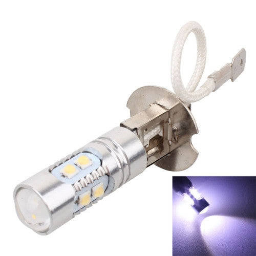 H3 50W 2500LM 7000K  White Light 10 XT-E LED Car Foglight  Constant Current  DC12-24V ( Silver + ...