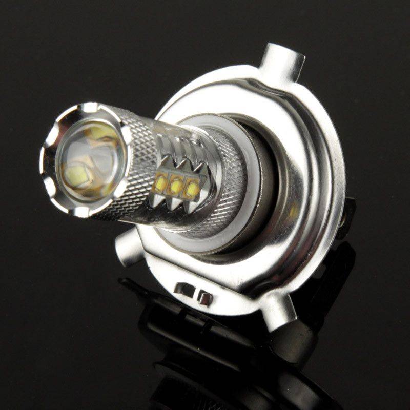 H4 80W White 16 CREE LED Fog Light for Vehicles, DC 12V