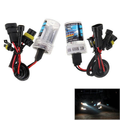 DC12V 35W 9006 HID Xenon Light Single Beam Super Vision Waterproof Head Lamp Color Temperature: 6...