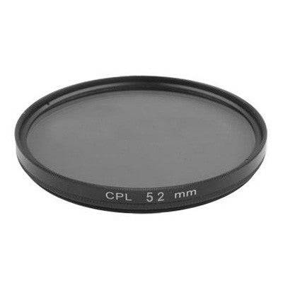 52mm Camera CPL Filter Lens(Black)