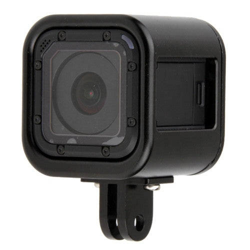 Housing Shell CNC Aluminum Alloy Protective Cage with Insurance Back Cover for GoPro HERO4 Sessio...