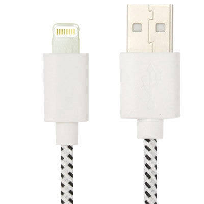 Nylon Netting Style USB Data Transfer / Charge Cable for iPhone 6 & 6 Plus  / iPhone 5 & 5S & 5C ...