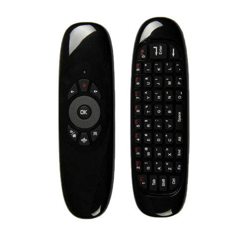 C120 T10 Fly Air Mouse 2.4GHz Rechargeable Wireless Keyboard Remote Control for Android TV Box / PC