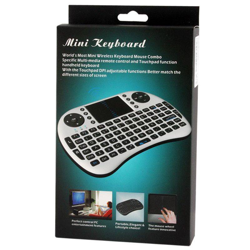 Rii 2.4GHz 92 Keys Mini Wireless Keyboard Mouse Combo with Touchpad