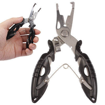 Multifunctional Stainless Steel Jaw Fishing Pliers Scissors Hook Removal Tool Line Cutter Fishing...