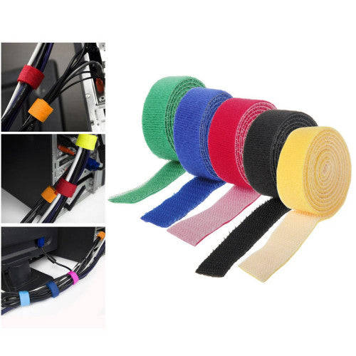 5 PCS Colors Multifunction Velcro Computer Cable Ties