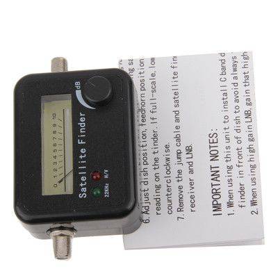 Satellite Finder Signal Search Meter for SAT Dish LNB Directv