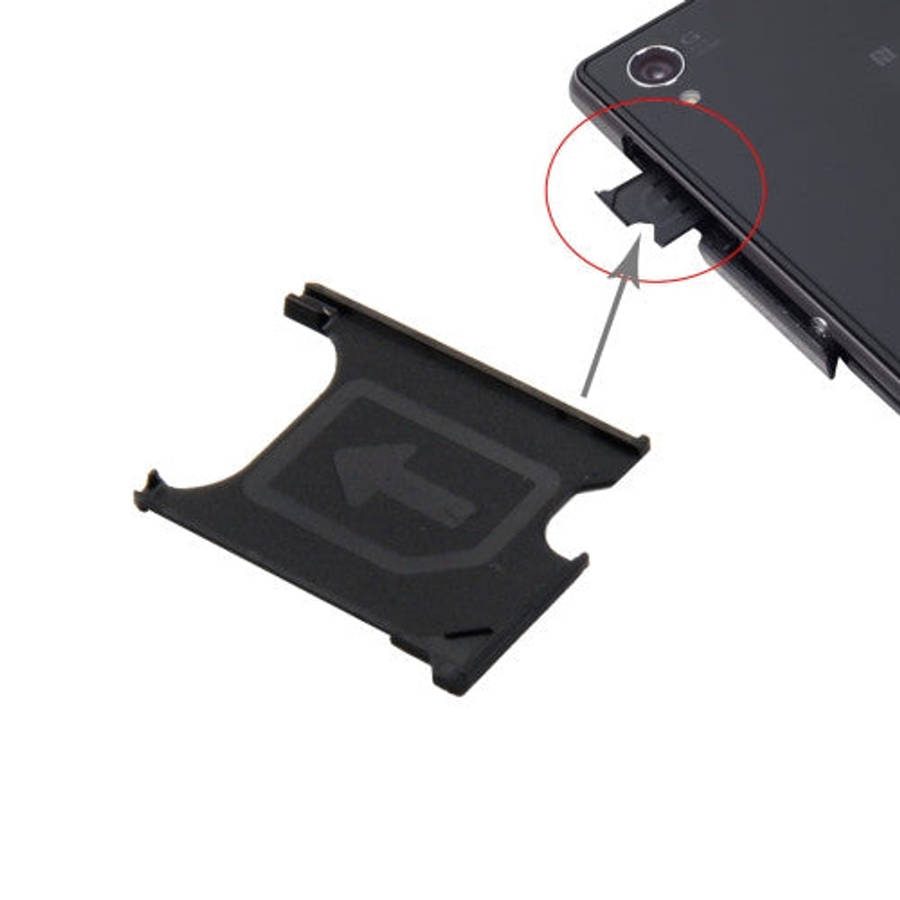 iPartsBuy Micro SIM Card Tray for Sony Xperia Z1 / L39h