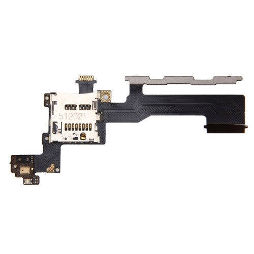 iPartsBuy Power + Volume + SD Card Holder Flex Cable Replacement for HTC One M9