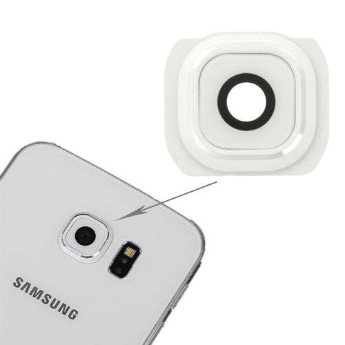 iPartsBuy for Samsung Galaxy S6 Original Back Camera Lens Cover(White)
