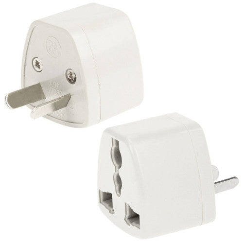 Plug Adapter Travel Power Adaptor with AU Socket Plug(White)