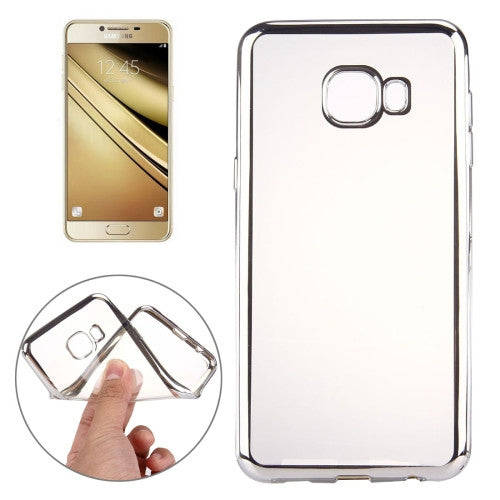Samsung Galaxy A7 Case, (2016) / A710 Electroplating Transparent Soft TPU Protective Cover Case(S...