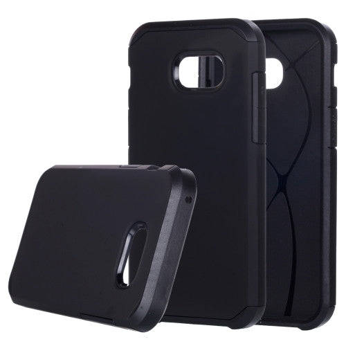 For Samsung Galaxy A5 (2017) PC + TPU Rugged Armor Combination Protective Case(Black)