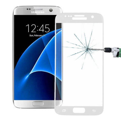 For Samsung Galaxy S7 / G930 0.26mm 9H Surface Hardness Explosion-proof Colorized Silk-screen Tem...