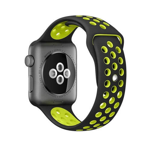 For Apple Watch Series 1 & Series 2 & Nike+ Sport 38mm Fashionable Classical Silicone Sport Watch...