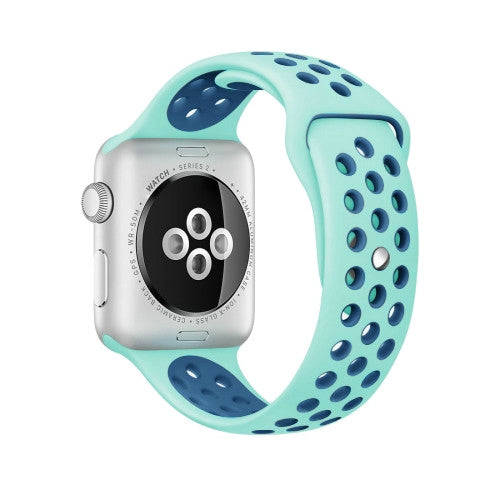 For Apple Watch Series 1 & Series 2 & Nike+ Sport 38mm Fashionable Classical Silicone Sport Watch...