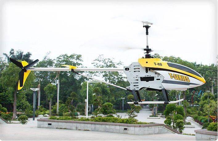 Helicopter with built in HD Camera
