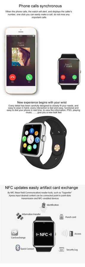 KB08 Smart Watch (Black)