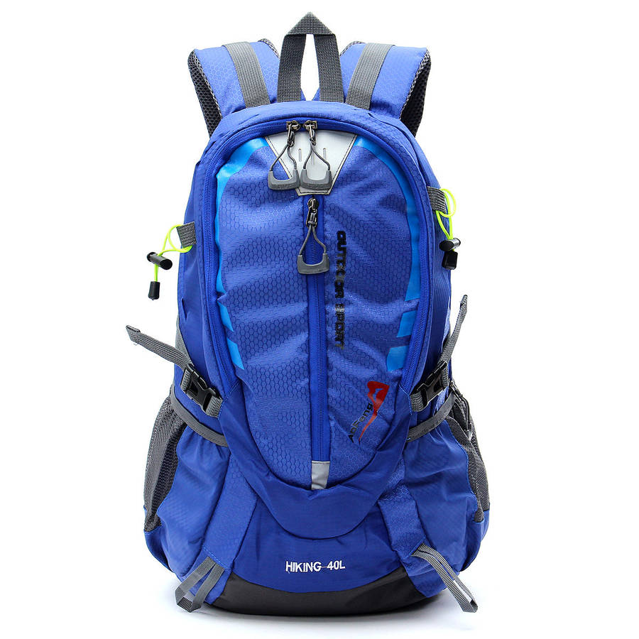 40L Waterproof Outdoor Backpack - Blue