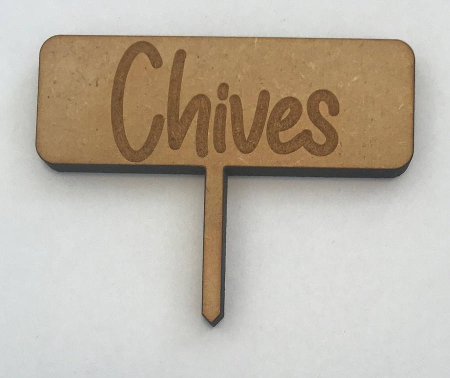 Hand Made Wooden Herb Mini Plant Markers T Shaped