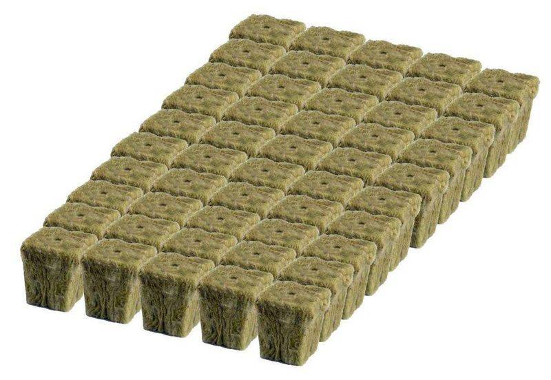 Rockwool plugs for seedlings - 25 Rockwool Plugs