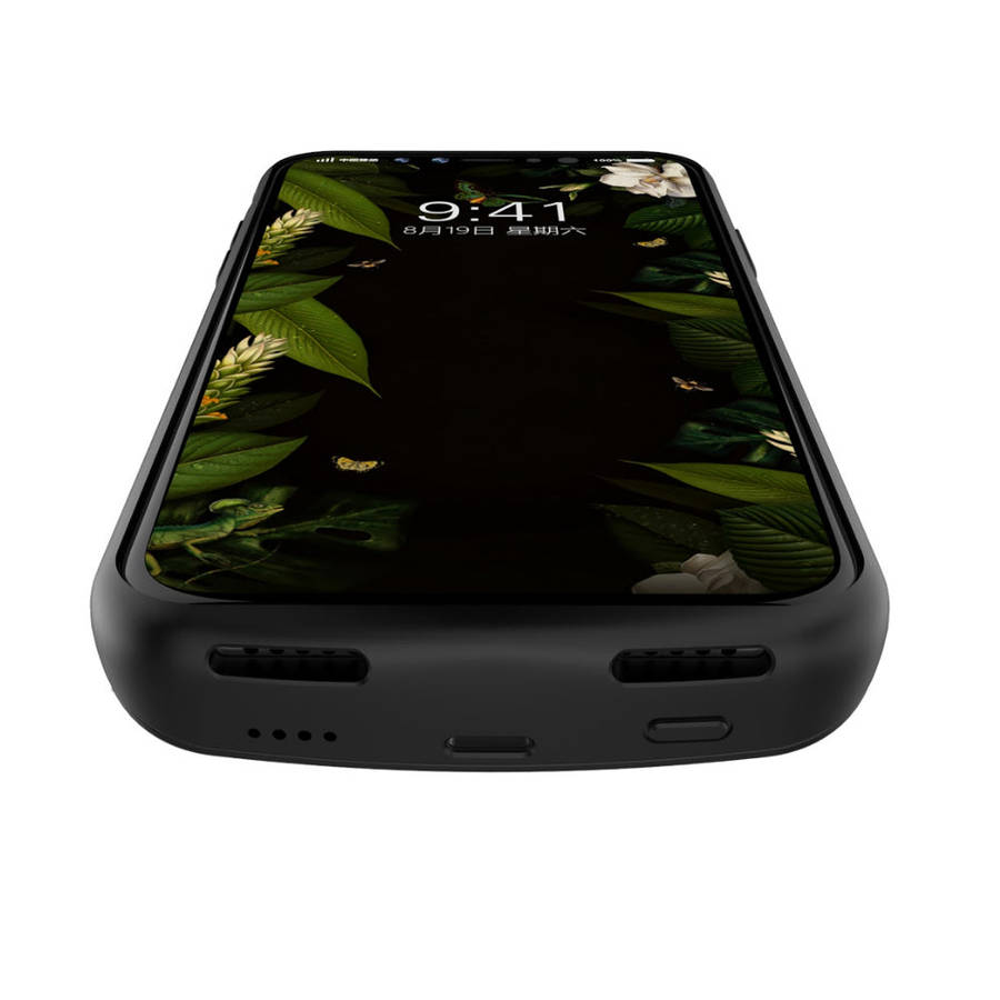 iPhone X/XS Battery Case 6000mAh - Black - 1+