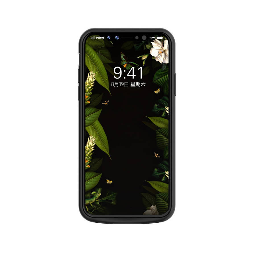 iPhone X/XS Battery Case 6000mAh - Black - 1+
