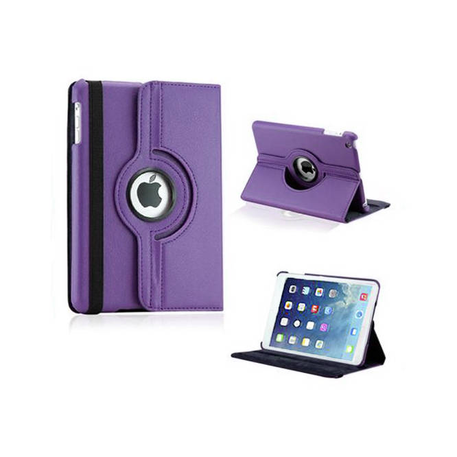 iPad Mini 1/2/3 Rotatable Case - Purple - 1+