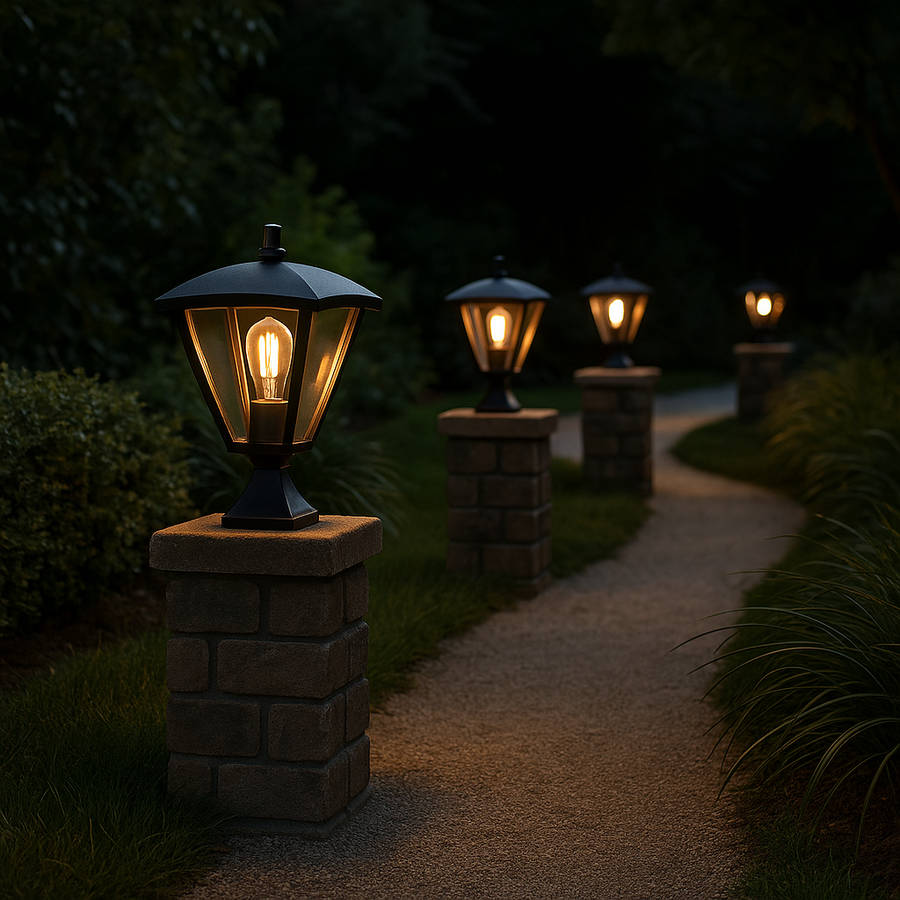 4 Panel Pillar Light