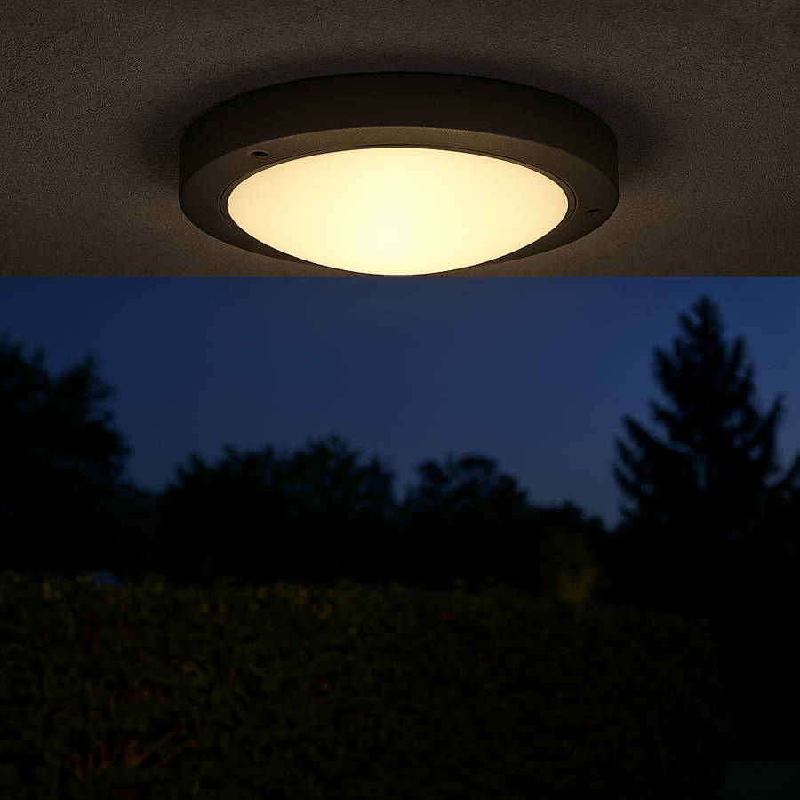 Black Outdoor Wall Light - IP54 Die Cast Aluminium