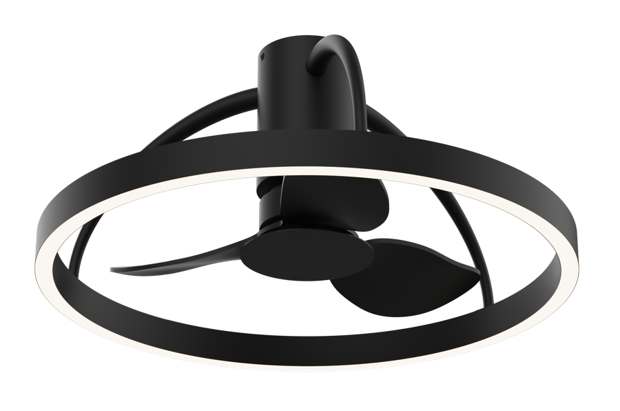 Modern Black 60cm LED Ceiling Fan