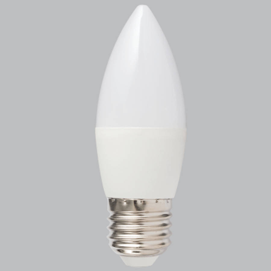 5W White Candle LED Bulb  E27, 4000K Cool White