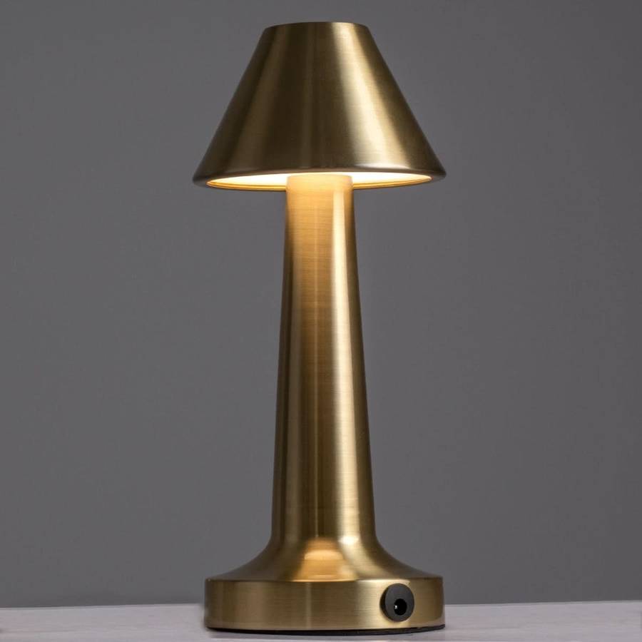 Molly Rechargeable Desk Lamp - Gold