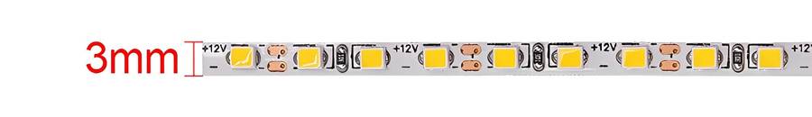 LED Striplight 12V - 2025 168 LED 3mm IP20