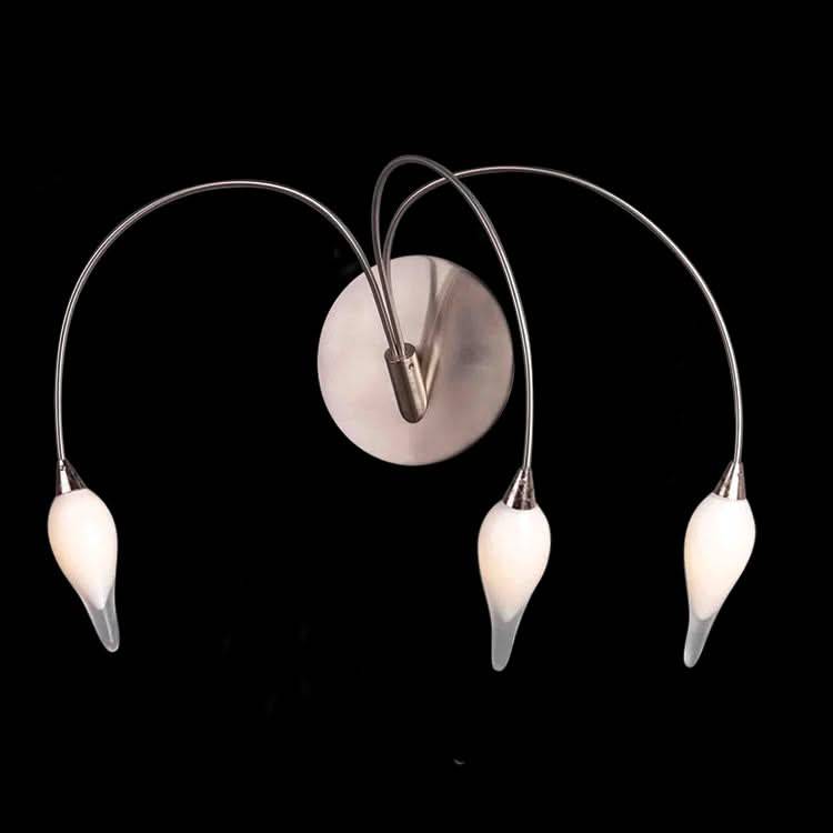 Natalie Satin Chrome Wall Light