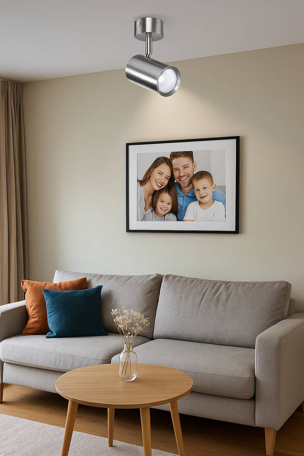 Satin Chrome LED Spotlight